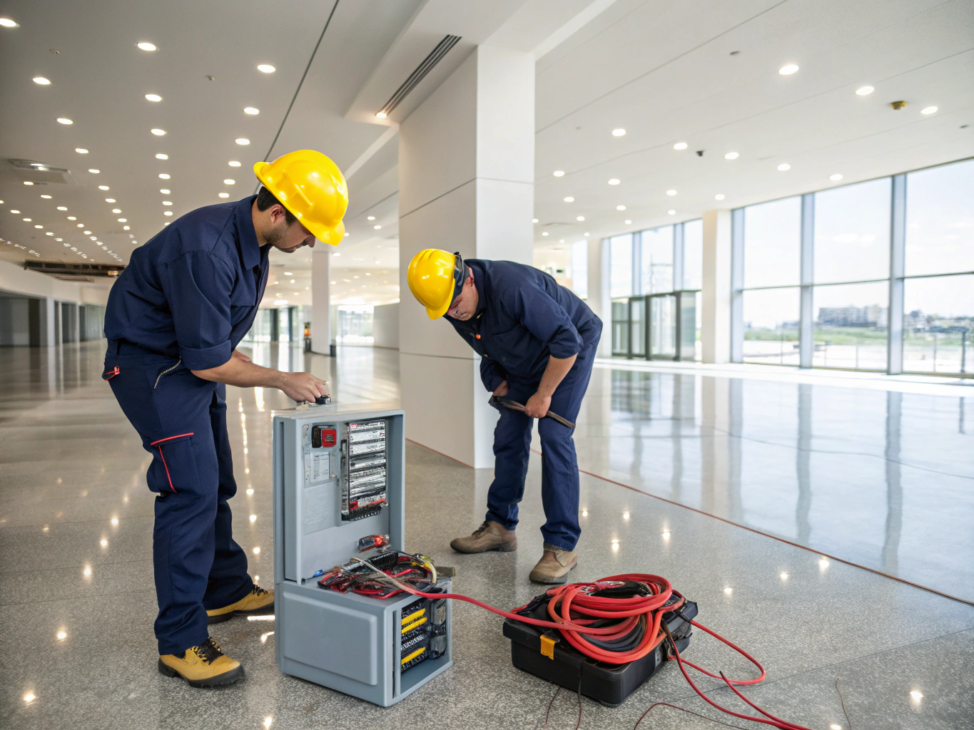 Commercial electrical installation and wiring